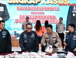 Polresta Sidoarjo dan BNN RI Ungkap Jaringan Narkoba Lintas Provinsi, Dua Perempuan Muda Jadi Tersangka