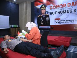Humas Polri Gelar Donor Darah Serentak, Terkumpul 16.619 Kantong dalam Rangka Hari Jadi ke-74