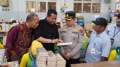 Buruh Kuat Bojonegoro Aman, Pesan Kapolres di Apel Akbar Kebangsaan 2025