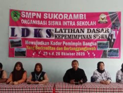 Asah Skill Kepemimpinan dalam Berorganisasi Bagi Siswa, SMPN Sukorambi Jember Laksanakan LDKS