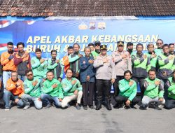 Polres Wonogiri Gelar Apel Akbar Kebangsaan Pekerja dan Ojol Kamtibmas, Wujud Sinergi dan Kebersamaan Menjaga Wonogiri Aman