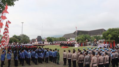 Polres Wonogiri Peringati Hari Sumpah Pemuda ke-97 Bertemakan Pemuda Pemudi Bergerak, Indonesia Bersatu