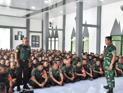 Berikan Jam Komandan Perdana, Letkol Arh Farauk Saputra Ajak Anggota Kerja Maksimal dan Ikhlas