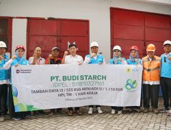 Semangat Sumpah Pemuda, PLN UP3 Sidoarjo Operasikan Tambah Daya untuk PT Budi Stach dan Sweetener TBK di Momen HLN ke-80
