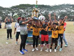 Turnamen Sepak Bola SSB U – 11 Piala Dandim Ponorogo Dalam Rangka HUT ke -80 TNI Ditutup,Dandim Apresiasi Para Pemain