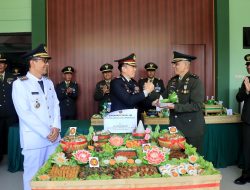 Kapolres Bojonegoro Hadiri Upacara HUT ke-80 TNI, Tekankan Pentingnya Sinergitas TNI-Polri