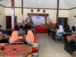 Kapolsek Baturetno Sosialisasi Bahaya Narkoba ke Remaja dan Ibu PKK, Waspadai Lingkungan Sekitar