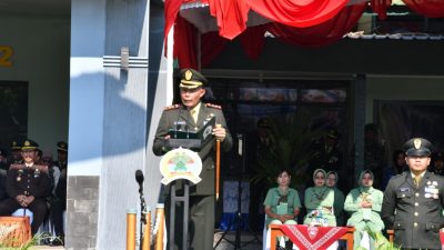 Kodim Ponorogo Gelar Upacara Bendera Peringatan HUT ke 80 TNI Tahun 2025