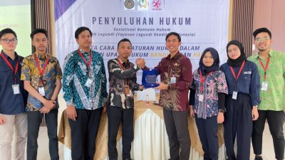 Lapas Kelas IIA Sidoarjo Gelar Penyuluhan Hukum Bagi WBP Bekerja Sama Dengan LBH Legundi