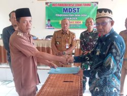 Pemdes Way Isem Gelar MDST Hasil Pekerjaan Pembangunan Fisik Tahun 2025