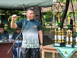 Peringati HUT ke 80 TNI, Dandim Ponorogo Buka Turnamen Sepak Bola Antar SSB U – 11 Piala Dandim