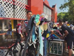 Polres Wonogiri Sigap dan Bersinergi Dalam Penanganan Kebakaran Pasar Induk Wonogiri