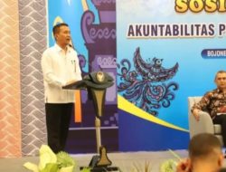Bupati dan Wabup Bojonegoro, Hadiri Sosialisasi Akuntabilitas Pengelolaan Dana Desa