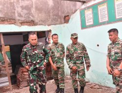 Dandim Ponorogo Dampingi Danrem 081/Dsj Tinjau Perehaban Kantor Koramil