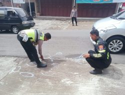 Kecelakaan Dua Motor di Tirtomoyo Wonogiri, Satlantas Polres Bergerak Cepat di Lokasi