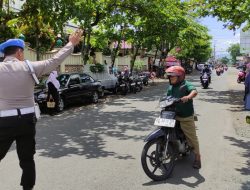 Polsek Baturetno Amankan Safari Dakwah Ustadz Zacky Mirza, Ribuan Jamaah Padati Masjid Agung Al-Ghaniy