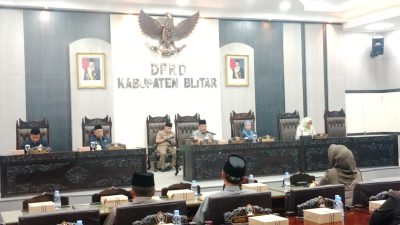 DPRD Kabupaten Blitar Gelar Rapat Paripurna, Agenda Penyampian Penjelasan Bupati atas Nota Keuangan dan Rancangan Perda 2026 serta  APBD TA. 2025