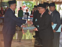 Lantik Pejabat Baru, Bupati Abdul Hamid Wahid Tekankan ASN Harus Berintegritas dan Siap Melayani