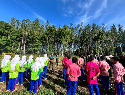 Perhutani KPH Bondowoso Ajak Siswa SMAN 2 Situbondo Cintai Lingkungan Melalui Kegiatan Penanaman Pohon