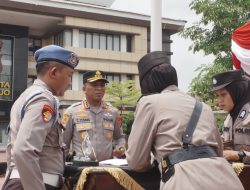 Kapolresta Sidoarjo Pimpin Sertijab Pejabat Utama dan Kapolsek Jajaran