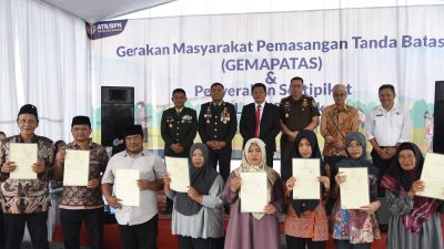 Bupati Sidoarjo Ajak Masyarakat Dukung Gemapatas untuk Wujudkan Tata Kelola Pertanahan yang Tertib dan Berkeadilan