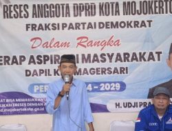 Serap Aspirasi Masyarakat di Dapil I Magersari, Anggota DPRD Kota Mojokerto H. Udji Pramono Gelar Reses Tahap III