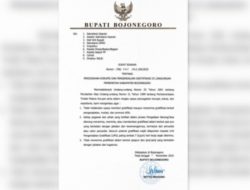 ASN Wajib Laporkan Gratifikasi ke UPG, Bupati Bojonegoro Terbitkan SE untuk Cegah Korupsi