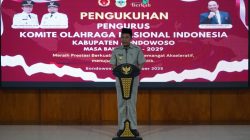 Bupati Abdul Hamid Wahid Kukuhkan Pengurus KONI Bondowoso Periode 2025–2029