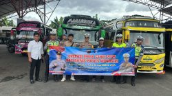 Sosialisasi Ops Zebra Candi 2025, Sat Lantas Polres Wonogiri Edukasi Pengemudi di Shelter Kota