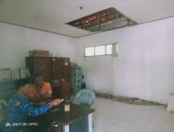 Atap Ruang Kantor PDM di Kecamatan Tlanakan Rusak dan Terabaikan