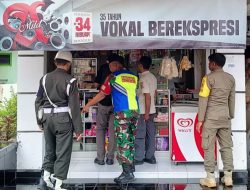 Satpol PP Kota Mojokerto dan Tim Gabungan Gelar Operasi Rokok Ilegal Sekaligus Sosialisasi