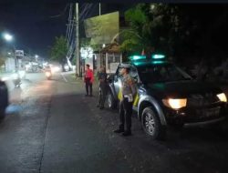 Jelang Hari Raya Galungan, Polsek Singaraja Gelar Patroli Blue Light Intensif