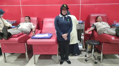 ASN Polresta Sidoarjo Gelar Donor Darah Peringati HUT KORPRI ke-54