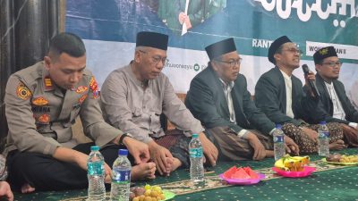 Kapolsek Wonoayu Hadiri Lailatul Ijitima, Perkuat Sinergitas Dengan Tokoh Agama