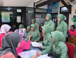 Jaga Hidup Sehat, Persit KCK Cabang XVI Dim 0802 Ponorogo Lakukan Tes HPV DNA
