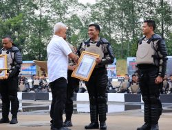 Kapolresta Sidoarjo Raih Penghargaan Kapolri pada Puncak Apel Kasatwil 2025