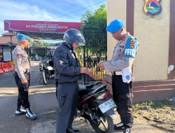 Dukung Operasi Zebra Rinjani 2025, Propam Polres Bima Kota Sidak Kelengkapan Anggota