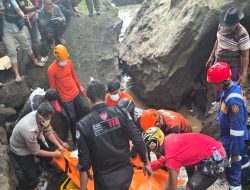 Korban Hanyut di Sungai Badeng Songgon Diketemukan Meninggal