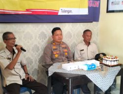 Kapolsek Tulangan Silaturahmi dengan Purnawirawan Polri, Kuatkan Semangat Pengabdian