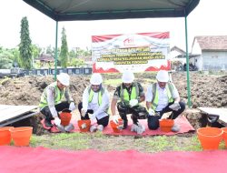 Pembangunan Gedung KDKMP ke 100, Dandim Ponorogo Lakukan Peletakan Batu Pertama Bersama Plt. Bupati Ponorogo