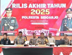 Capaian Kinerja 2025: Polresta Sidoarjo Berhasil Turunkan Kejahatan dan Perkuat Pemberantasan Narkoba