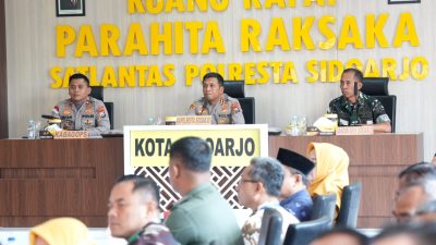 Rakor Lintas Sektoral, Kapolres Sidoarjo Ajak Stake Holder Terkait Tingkatkan Pelayanan Masyarakat di Operasi Lilin Semeru 2025