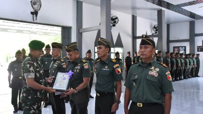 Dandim Ponorogo Pimpin Laporan Korps Anggota Pindah Satuan