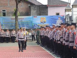 Polres Wonogiri Gelar Apel Pasukan Operasi Lilin Candi 2025, Pastikan Kesiapan Pengamanan Nataru