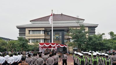 Apel Gelar Pasukan Operasi Lilin Semeru, Polresta Sidoarjo Siap Amankan Natal 2025 dan Tahun Baru 2026