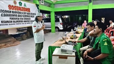 Bentengi Generasi Muda dari Narkoba dan HIV/AIDS, Pemdes Kemangsen Gandeng BNNK dan YPP Al Kholiqi