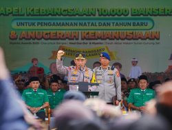 Kapolri Pimpin Apel Kebangsaan Banser, Perkuat Sinergi Pengamanan Natal 2025 dan Tahun Baru 2026