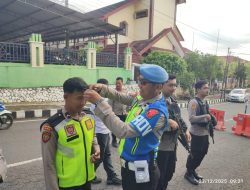 Propam Polres Wonogiri Gelar Gaktibplin di Pospam Nataru, Pastikan Disiplin Personel Terjaga