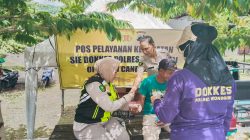Polres Wonogiri Gelar Bakti Kesehatan di Waduk Gajah Mungkur, Bagian dari Operasi Lilin Candi 2025