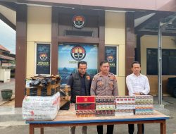 Operasi Cipta Kondisi, Polres Sampang Gagalkan Peredaran 192 Ribu Batang Rokok Ilegal